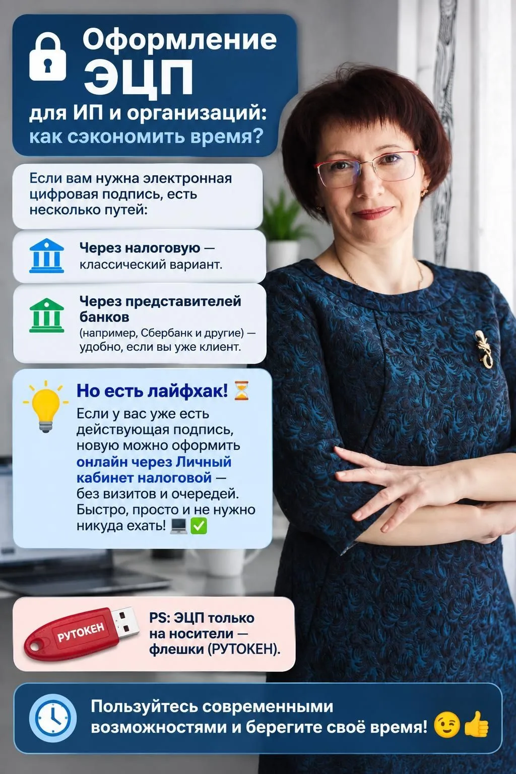 Оформление ЭЦП для ИП и организаций: как сэкономить время?