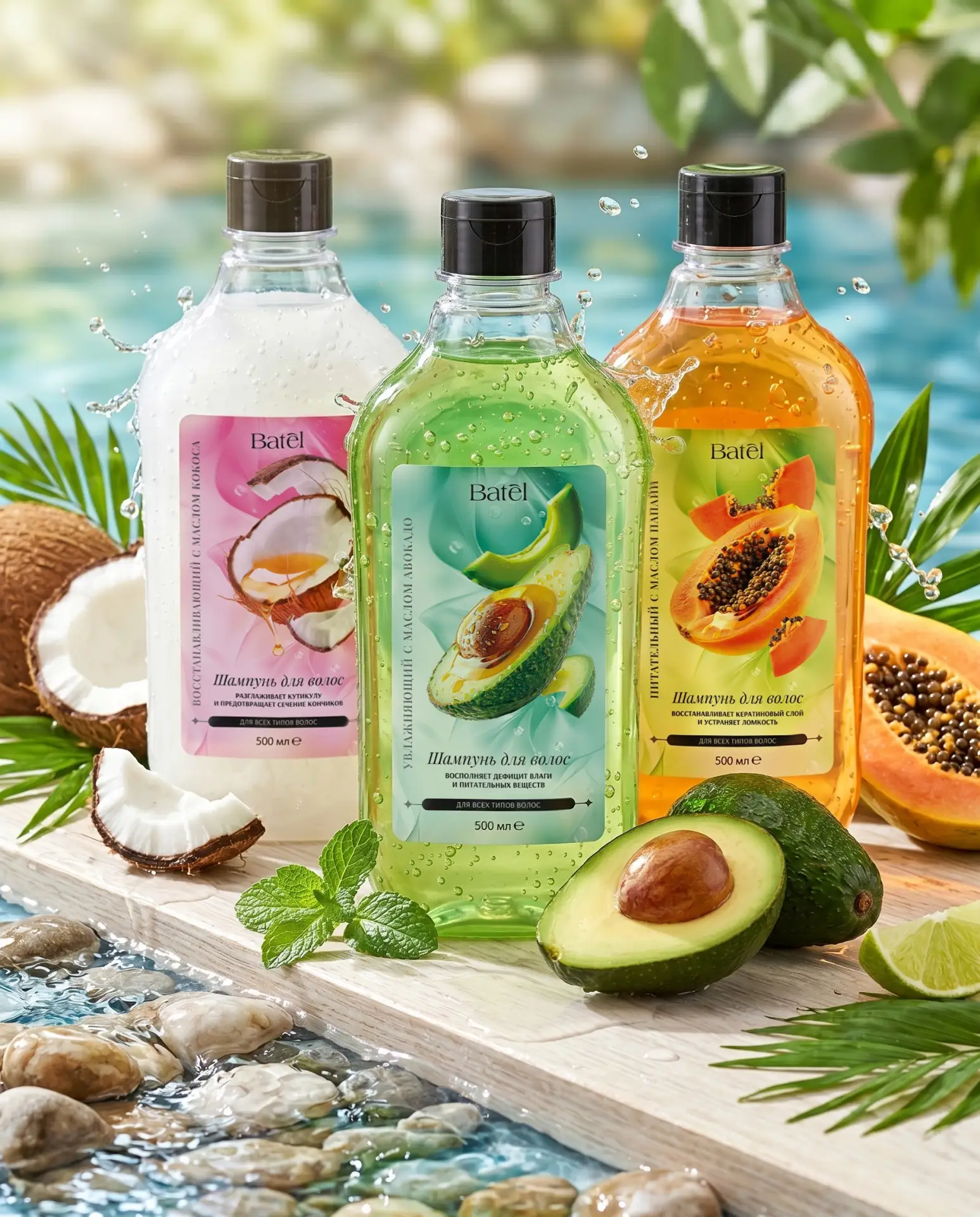 Волосы тоже любят сочные фрукты! 🥭🥥🥑

Тропики для сияющих локонов в большом формате в продаже с 2