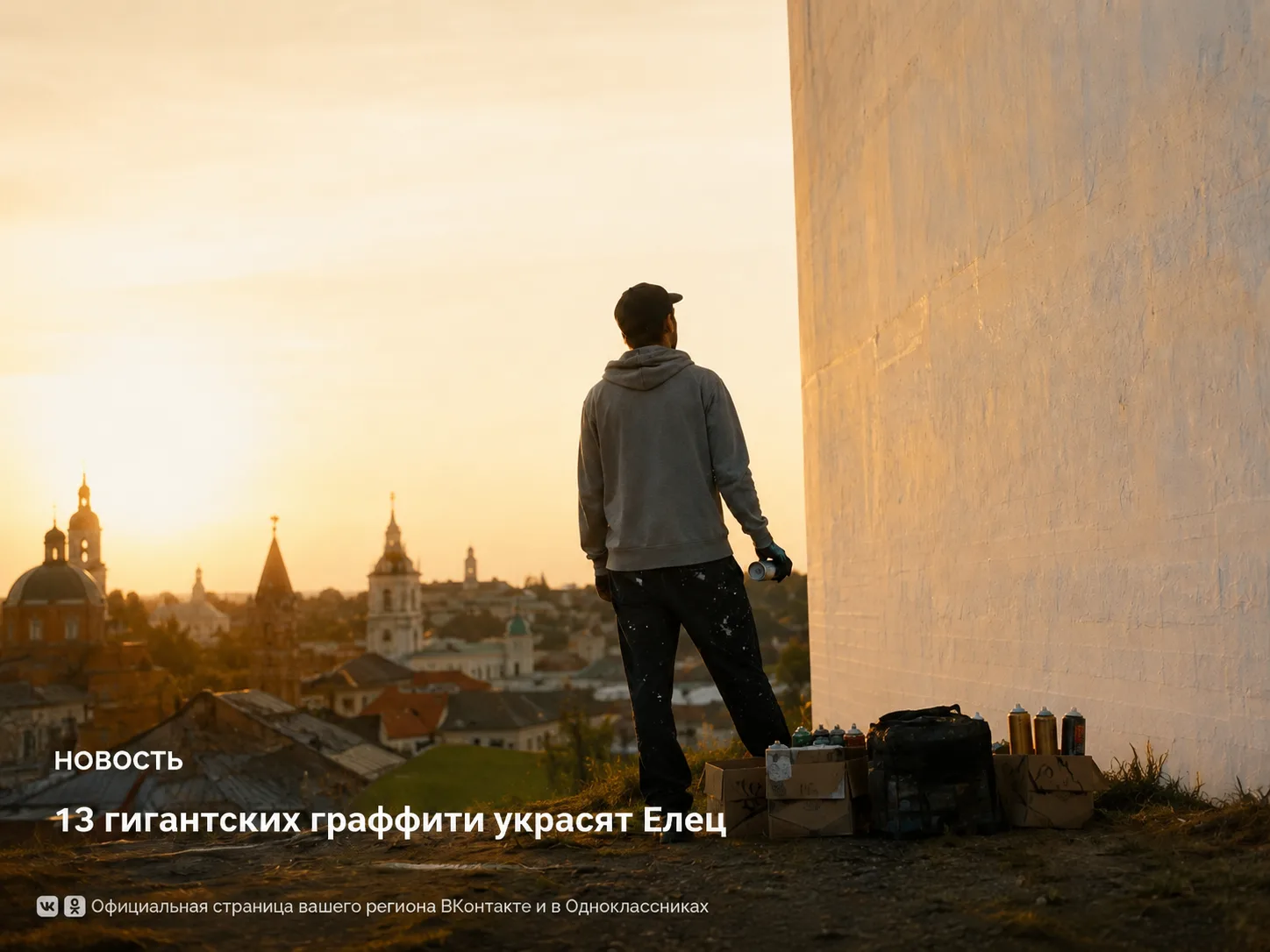 Музей под открытым небом появится в Ельце. Его создадут российские и зарубежные художники.