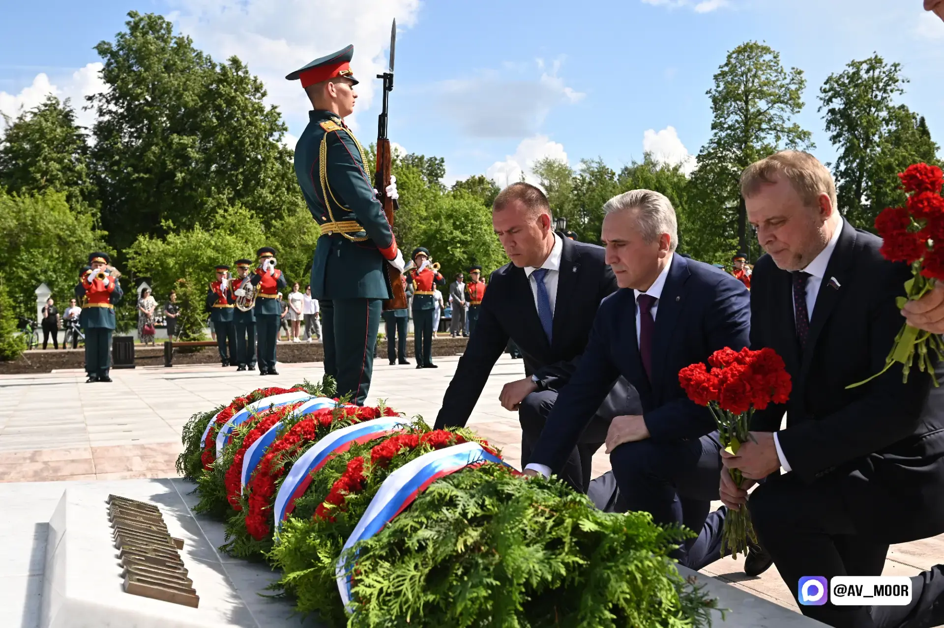 Мемориал участникам СВО открыли в Тобольске на площади Победы