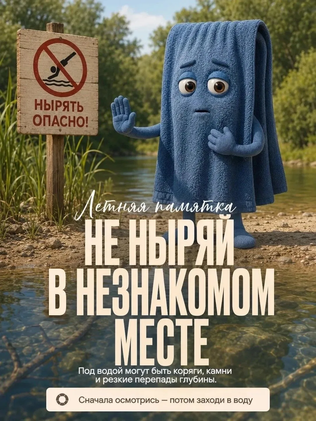 ☀️ Внимание, ребята и родители! ☀️

☀️😎В эти жаркие летние дни многие из вас отдыхают на море, кто-
