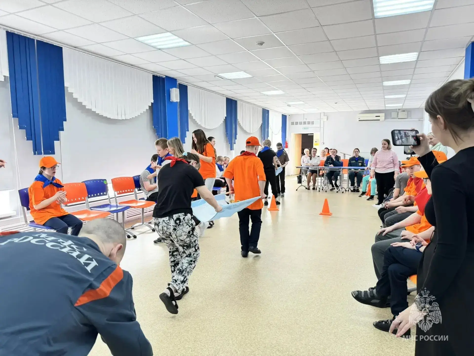 Пожарная эстафета в центре психолого-педагогической, медицинской и социальной помощи  👨‍🚒 В поселке 