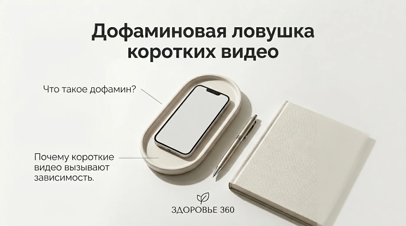 ДОФАМИНОВАЯ ЛОВУШКА КОРОТКИХ ВИДЕО 📱⚡️
Открываете одно видео на минуту. Затем еще одно. Потом еще.
