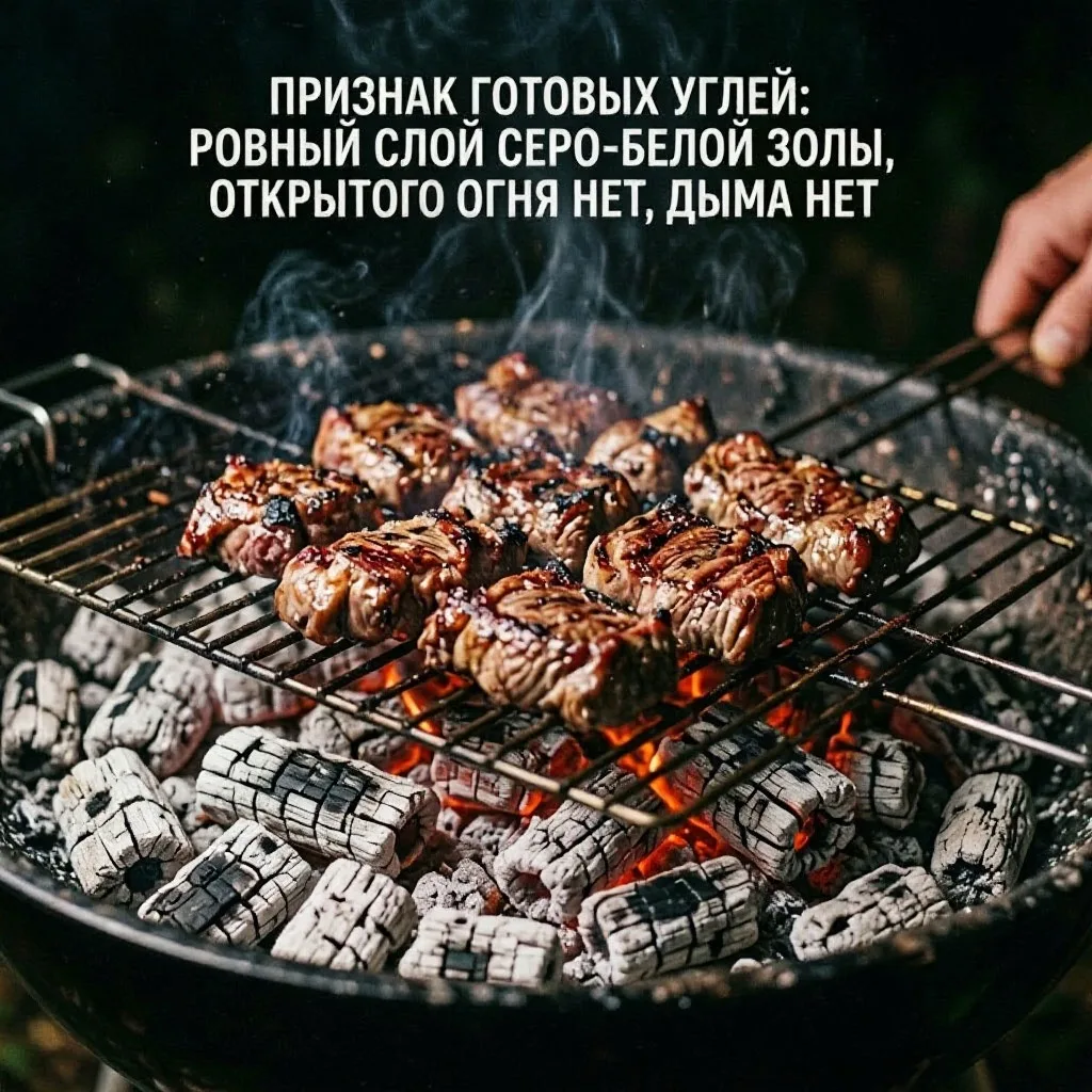 Угли не догорели — всё почернело