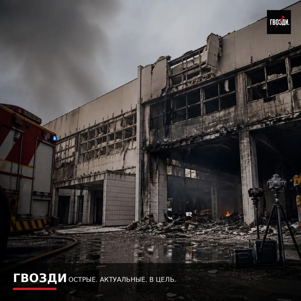 Взрыв повредил корпус киностудии Довженко в Киеве