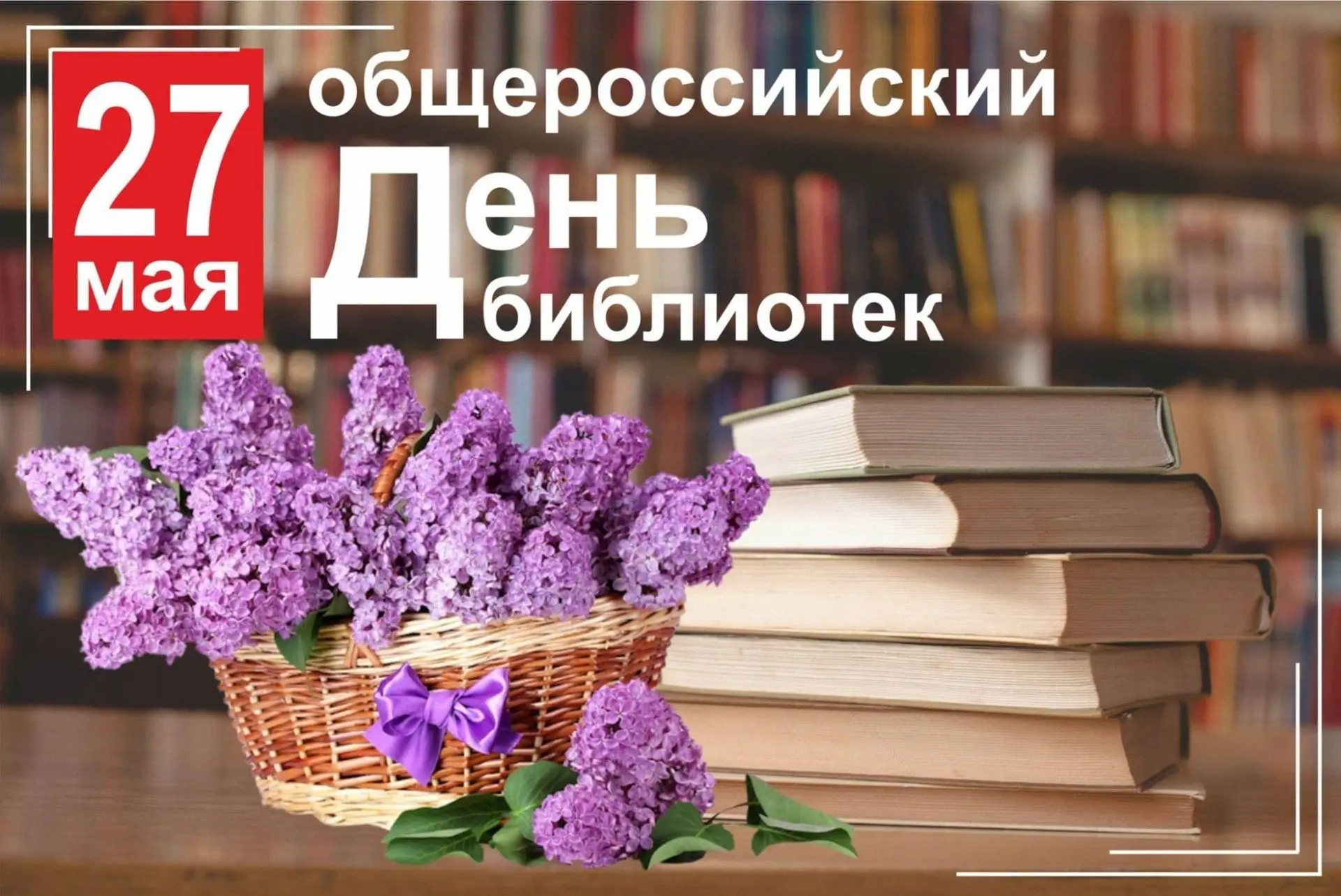 📚 27 мая — Общероссийский день библиотек