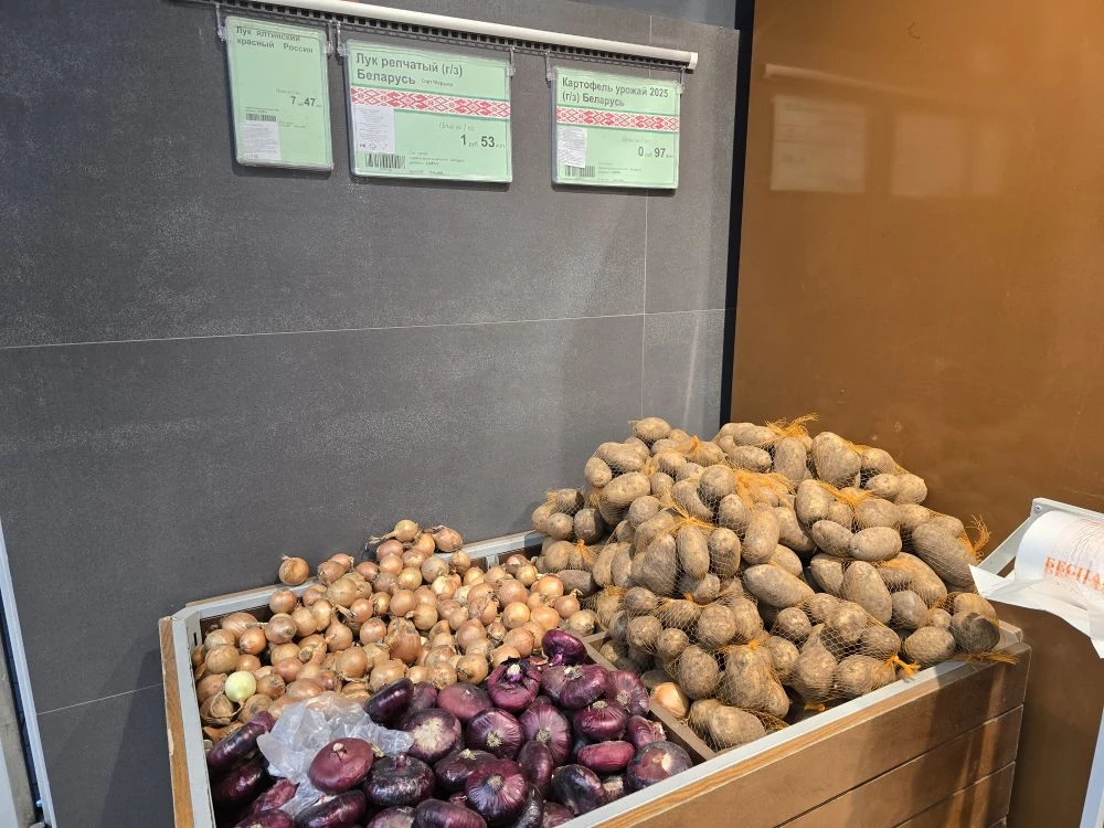 Сколько стоят продукты в супермаркете в Беларуси. 1 белорусский рубль = 27 российских рублей.  📍Брес