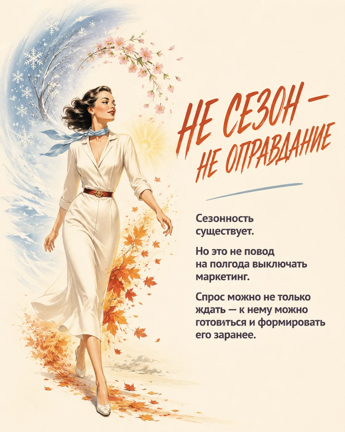 От сезонности не надо страдать, с сезонностью надо работать