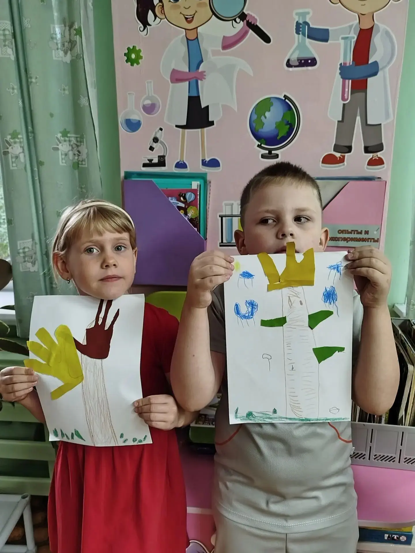 🌳 Творческий эксперимент в подготовительной группе!
