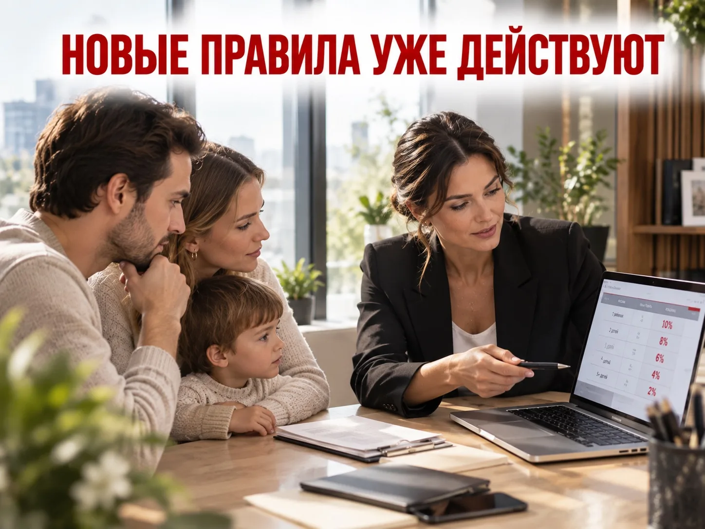 С сегодняшнего дня семейная ипотека официально работает по новым правилам 📋