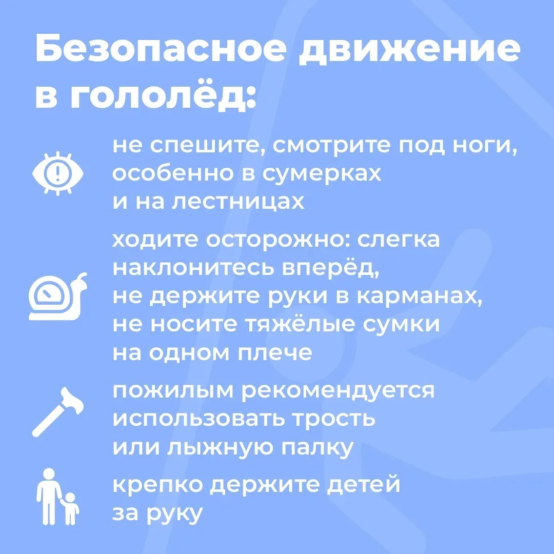Осторожно, весенний гололед! 🌬️  Ранняя весна таит в себе немало опасностей, одной из которых являет