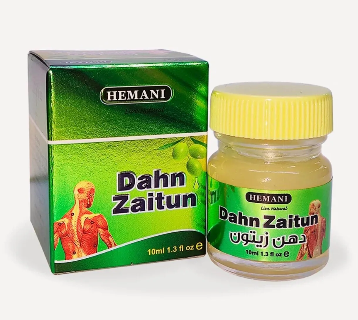 Мазь Hemani Dahn Zaitun, 50 гр, от боли в суставах и мышцах, согревающая