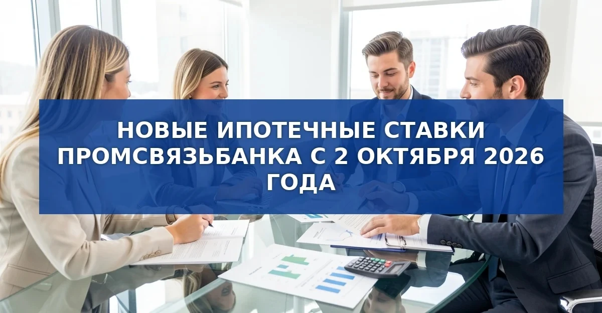 Обновление условий ипотечного кредитования Промсвязьбанка
