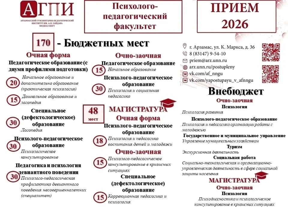 Информация для выпускников.