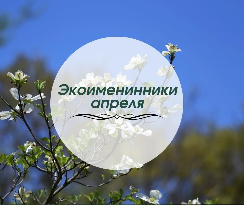 Экоименинники апреля
