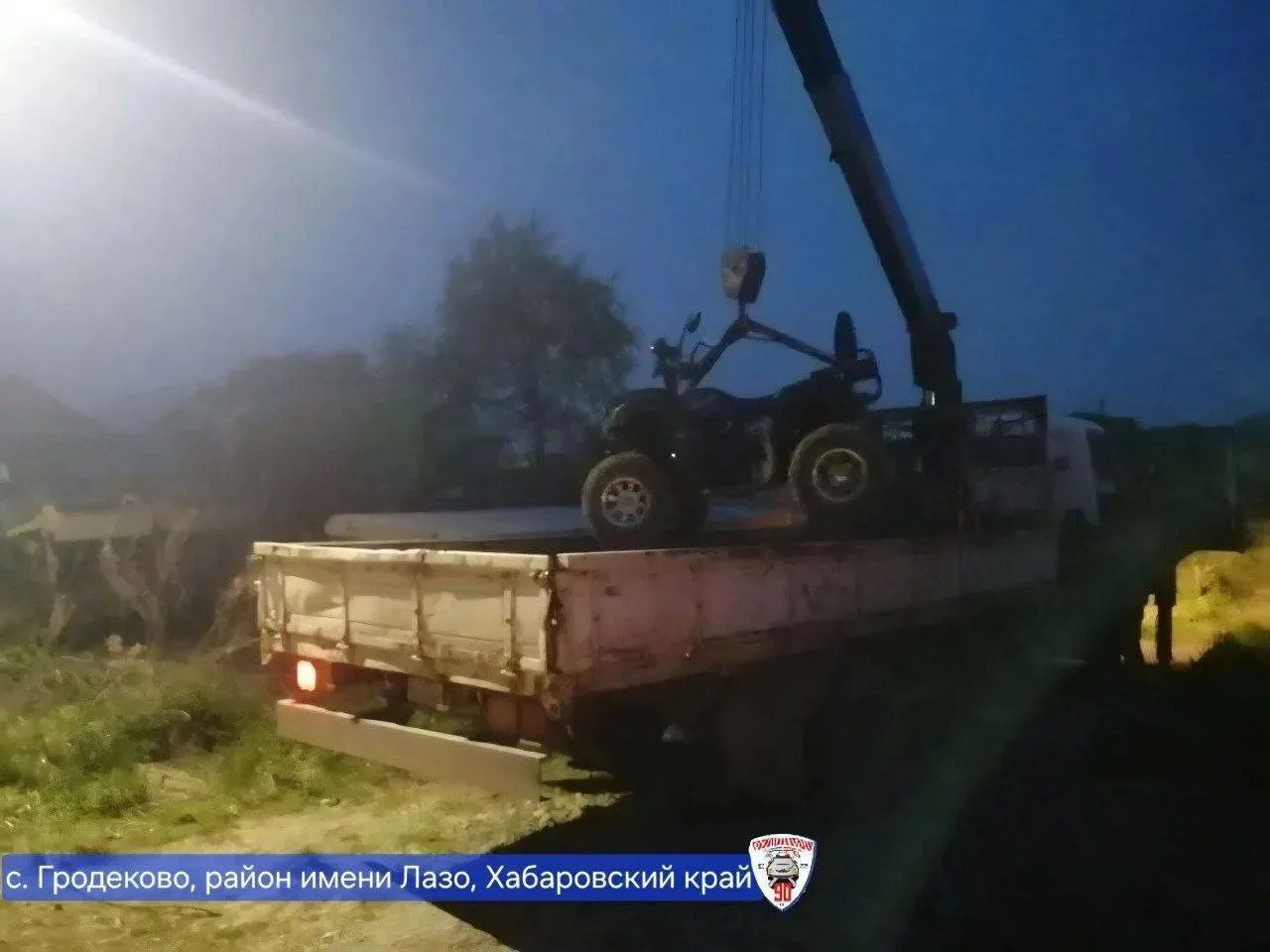 В Хабаровском крае 11-летнего ребёнка остановили за управление квадроциклом.  Госавтоинспекция сообщ