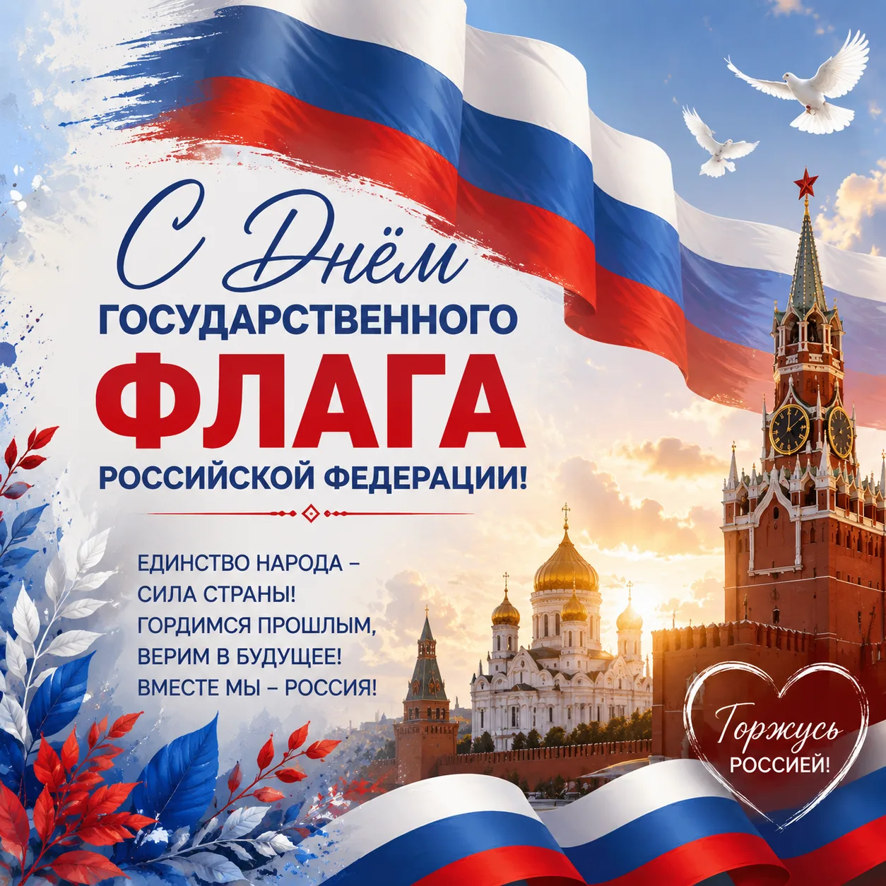 🇷🇺 С Днём Государственного флага Российской Федерации! 🇷🇺