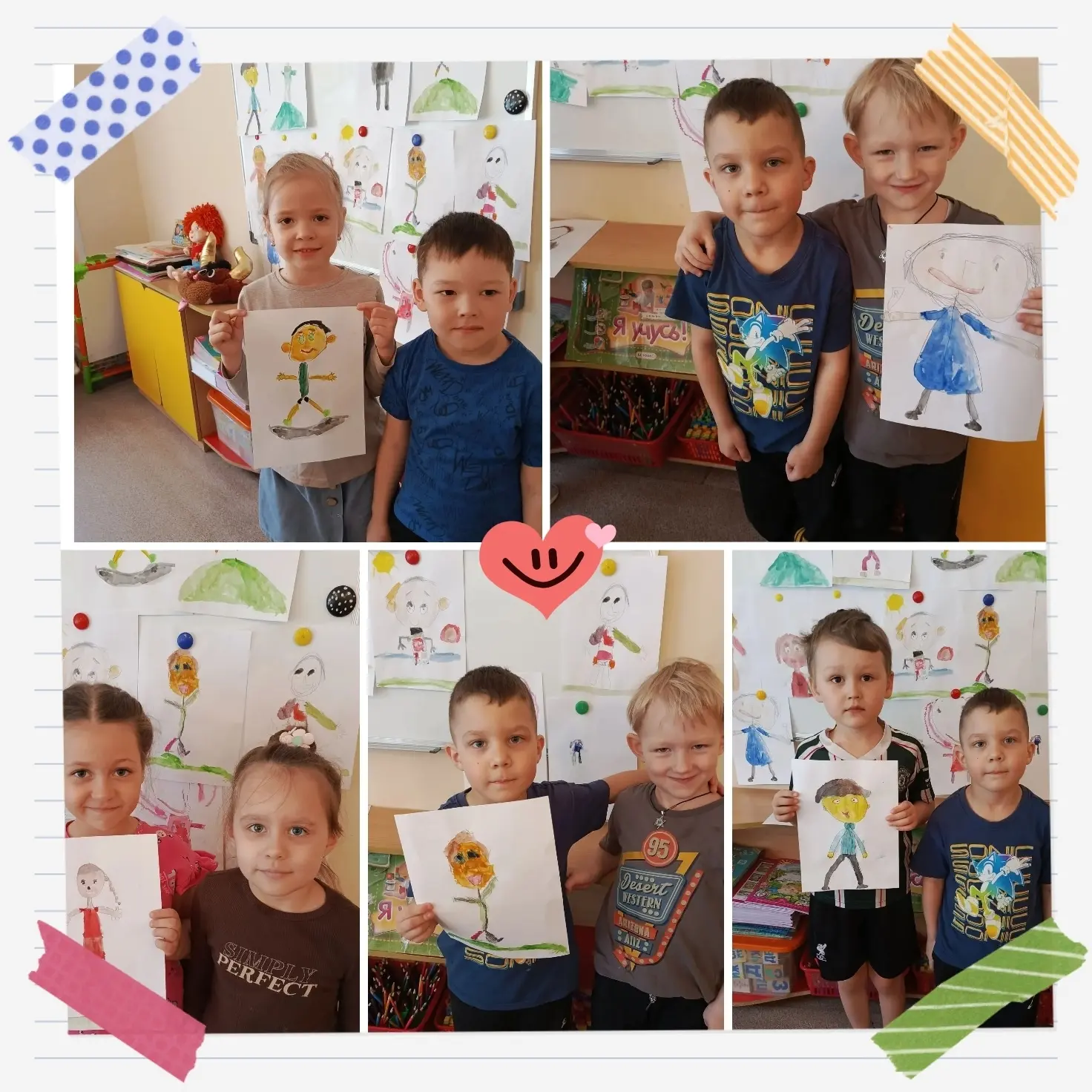 "Рисую своего друга" 🎨👭🧑‍🤝‍🧑 Детская дружба — это нечто волшебное и незабываемое. ...