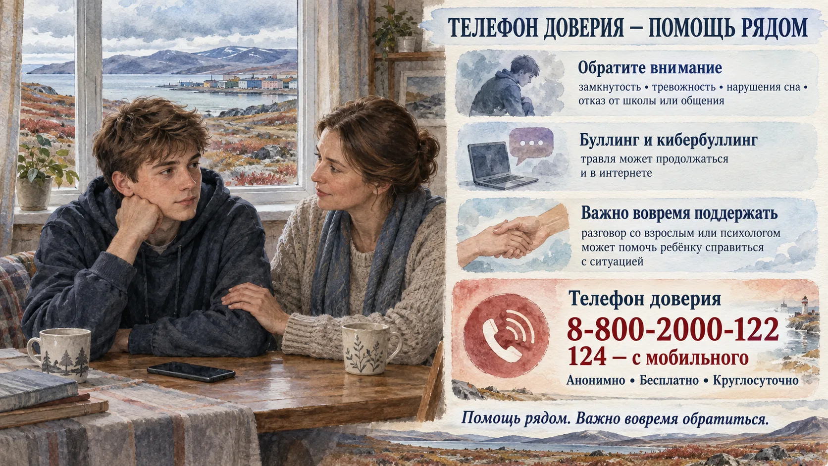 ☎️ Телефон доверия - помощь рядом