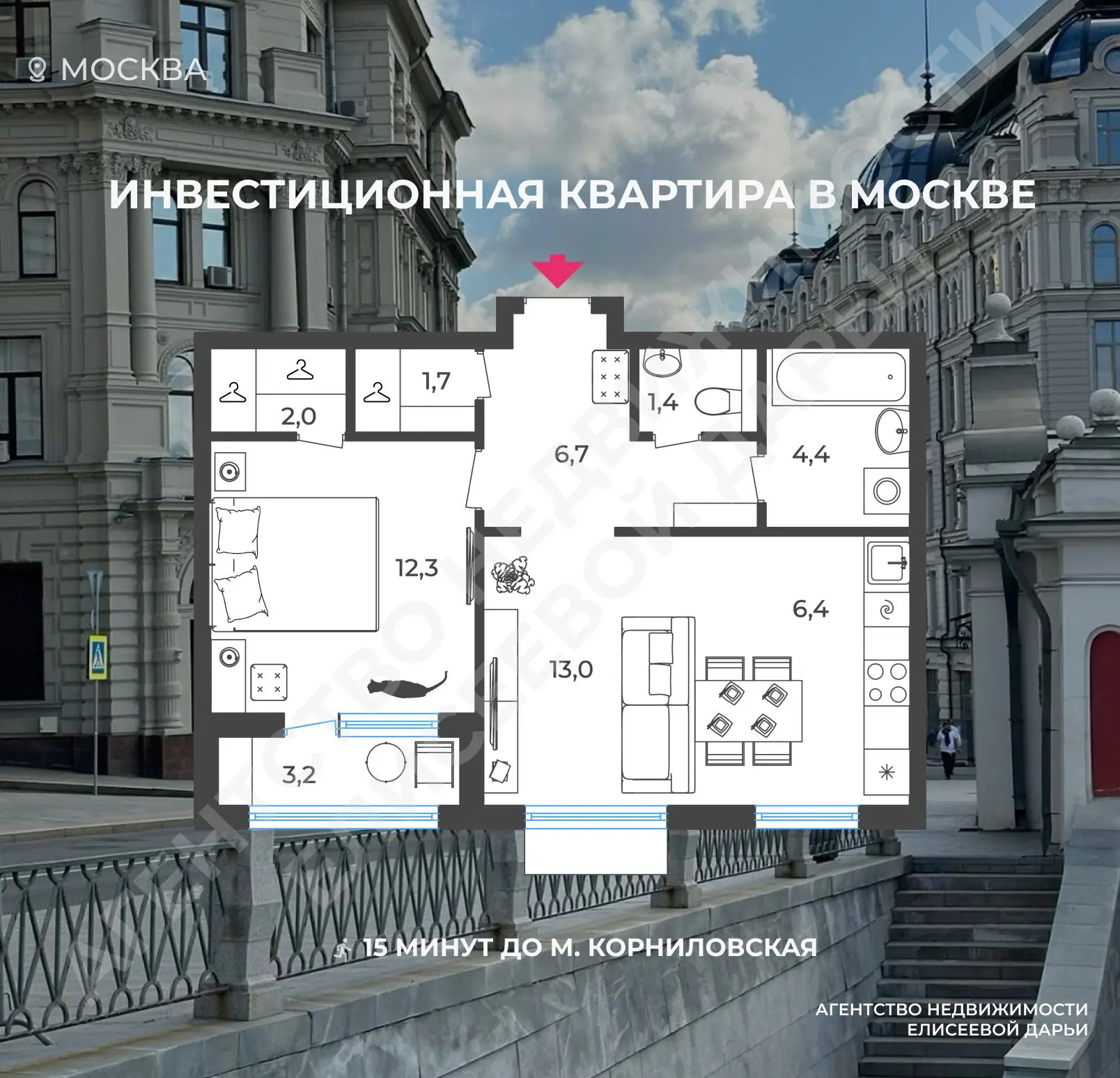 Московская прописка и метро в пешей доступности - разбор сделки нашей клиентки