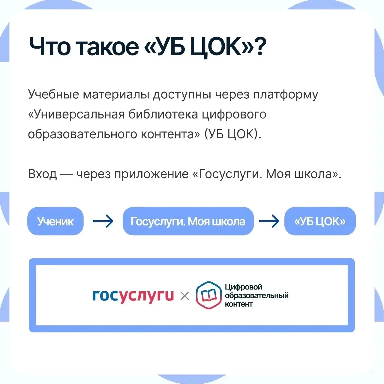 🔔Как ученикам и родителям пользоваться Универсальной библиотекой ЦОК