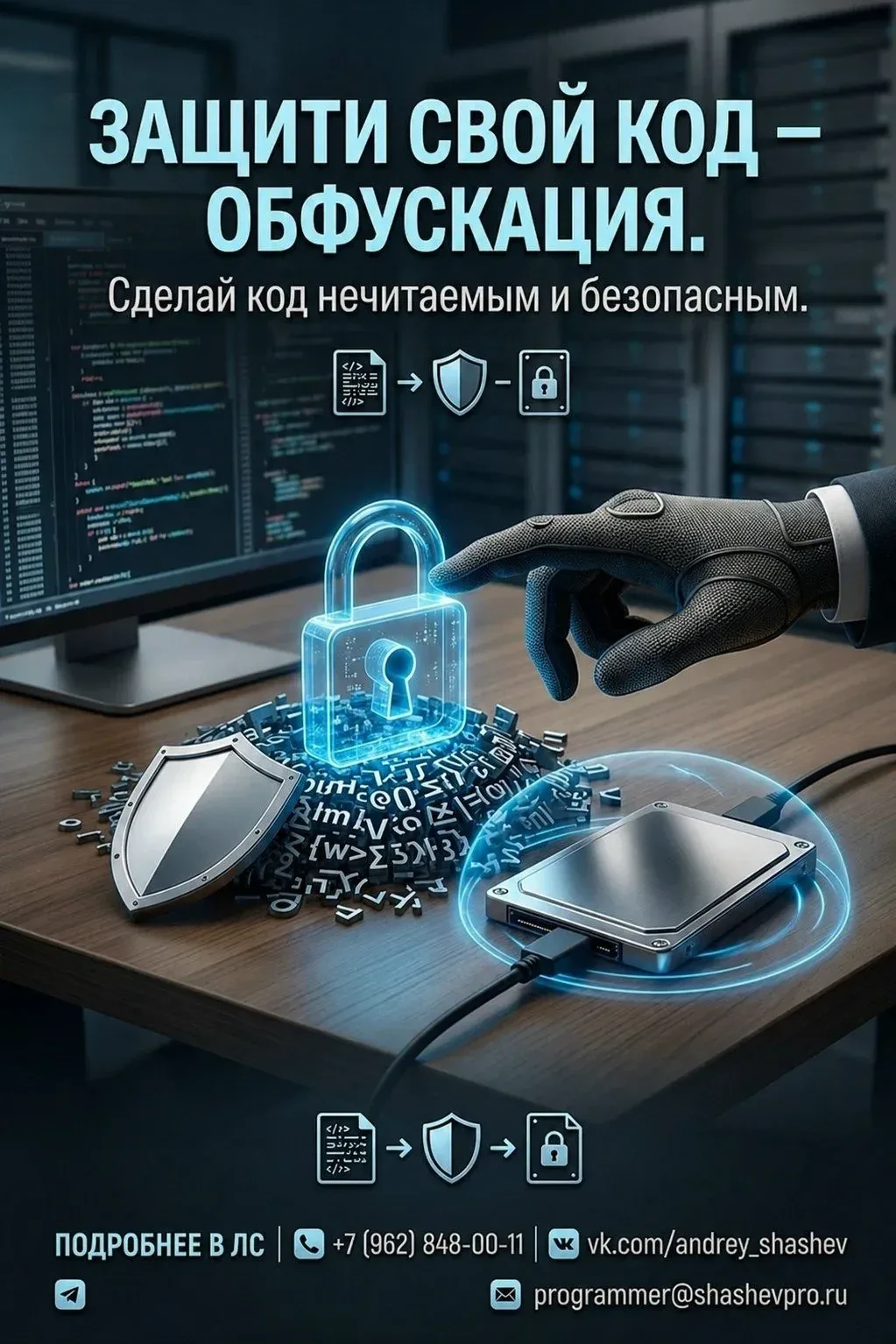 🛡 Твой код — твои деньги. Не дай их украсть!