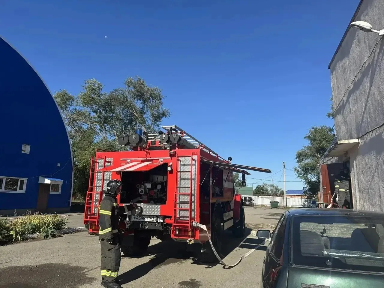 В Аксайском районе стартовал месячник пожарной безопасности