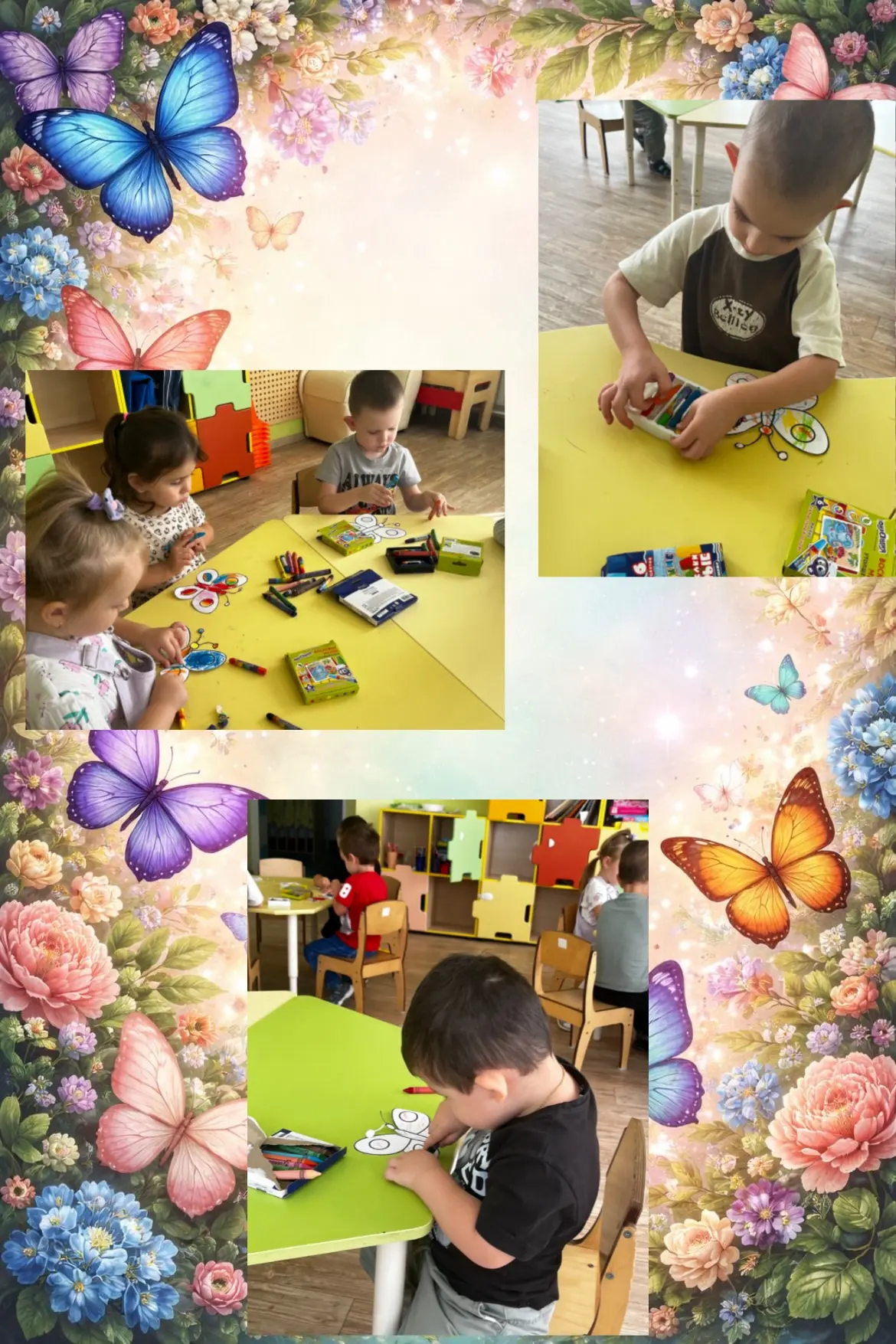 🎉 «Бабочки-браслеты»: творческое занятие для малышей! 🦋