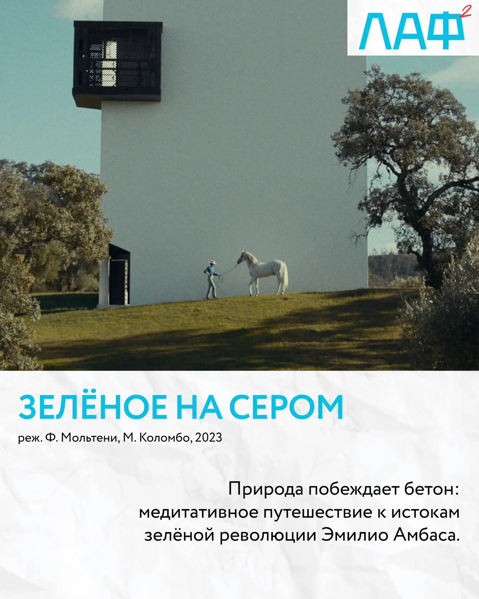 💥💥💥 22 августа в 17:00 приглашаем на кинопоказ «Зелёное на сером» (18+) — фильм, где...
