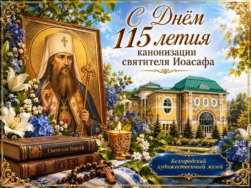 17 сентября — 115 лет со дня канонизации святителя Иоасафа Белгородского