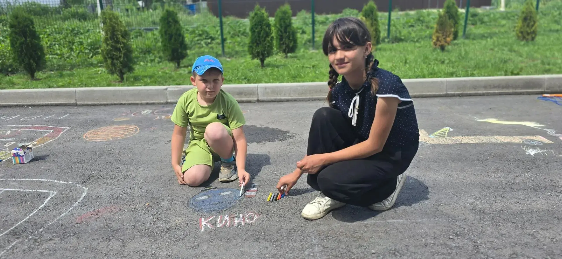 🌈 20 день в пришкольном лагере "Радуга". Бодрая зарядка, вкусный завтрак... и... Мотор, камера, нач