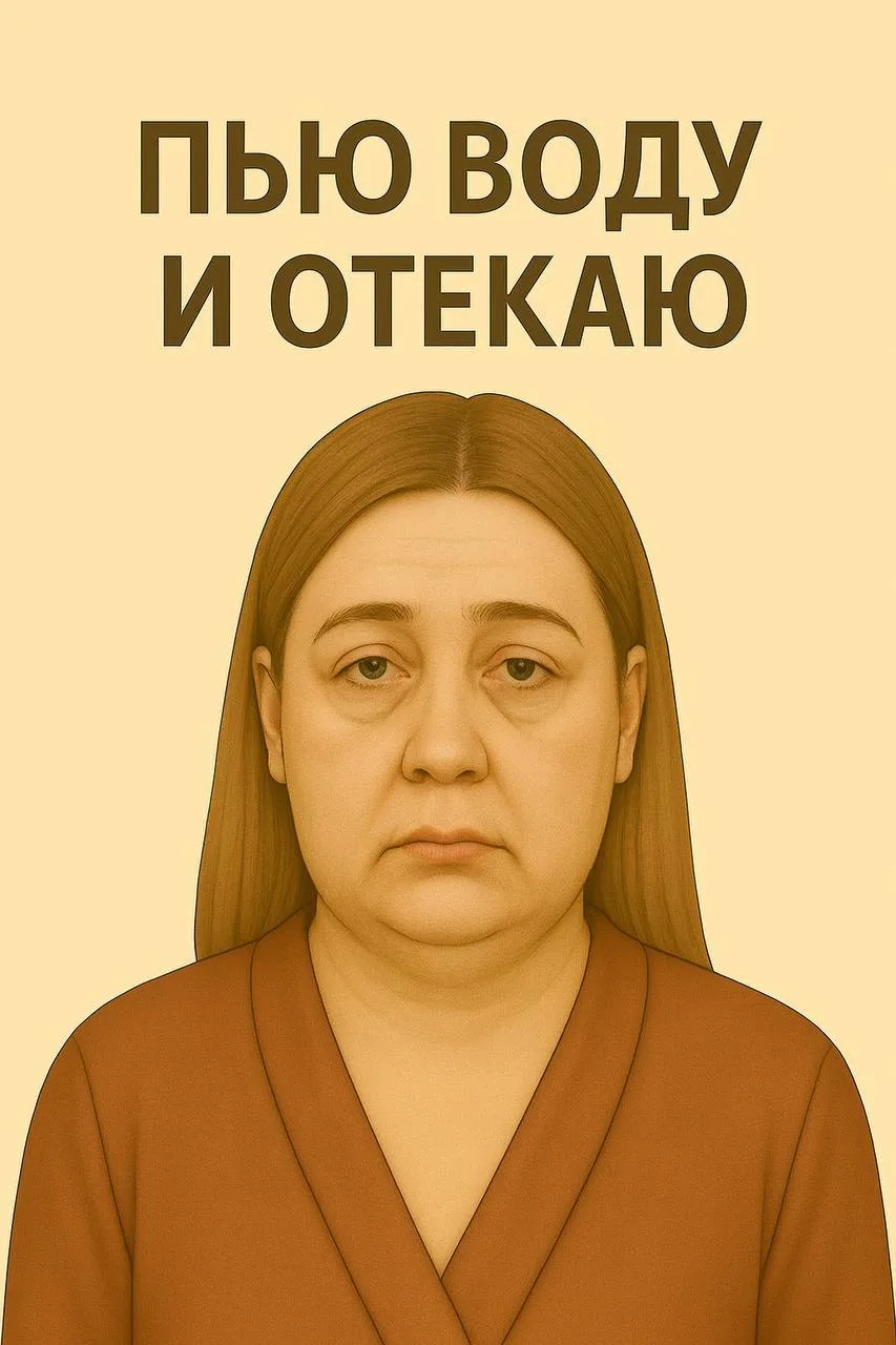 «Пью воду и отекаю»