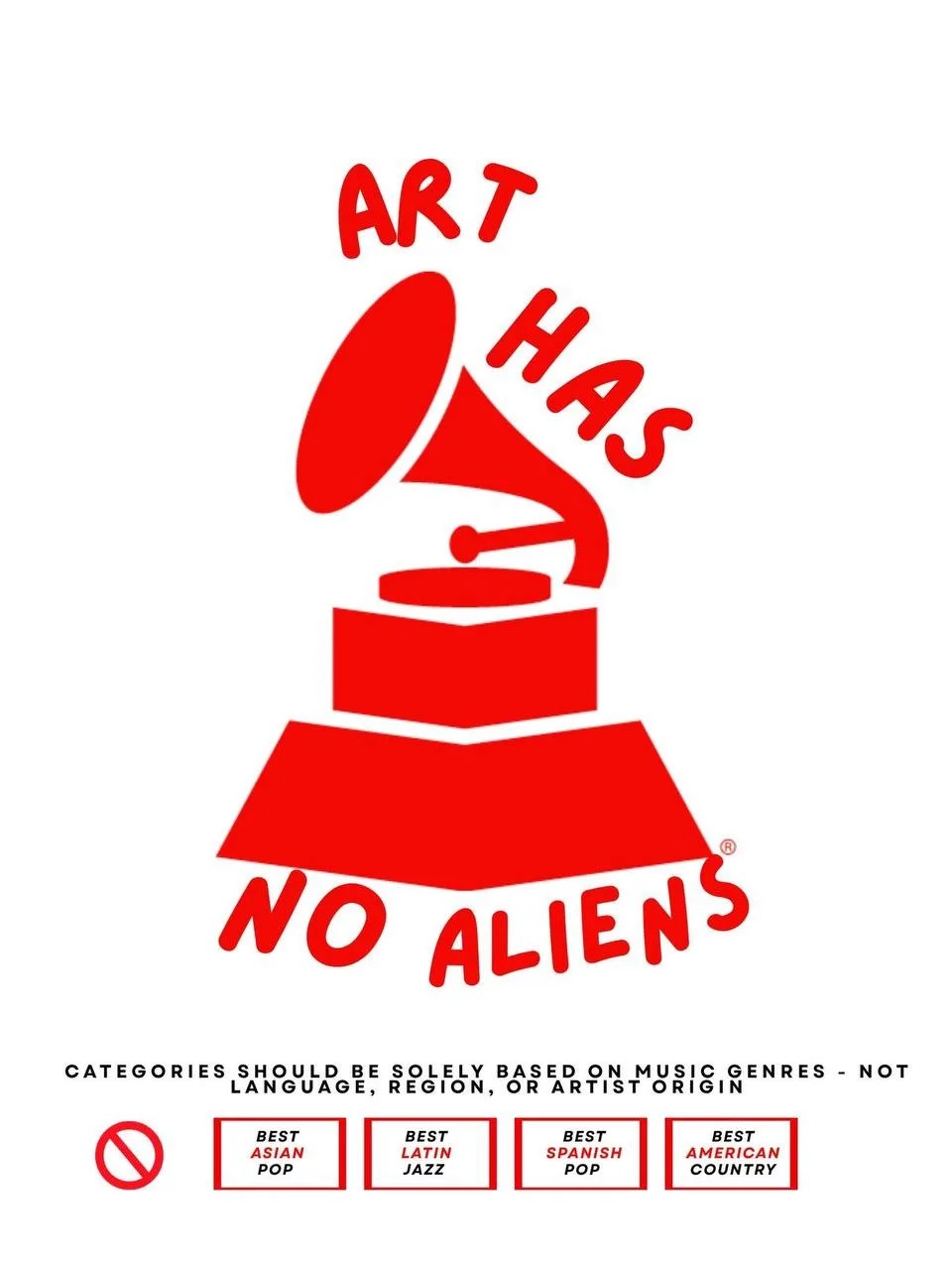 Арми в X (бывший Twitter) устроили масштабную акцию Art Has No Aliens в поддержку решения BTS отказа