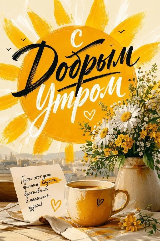 Доброе утро! 🌷

Открытки в MAX ️💌Подписаться