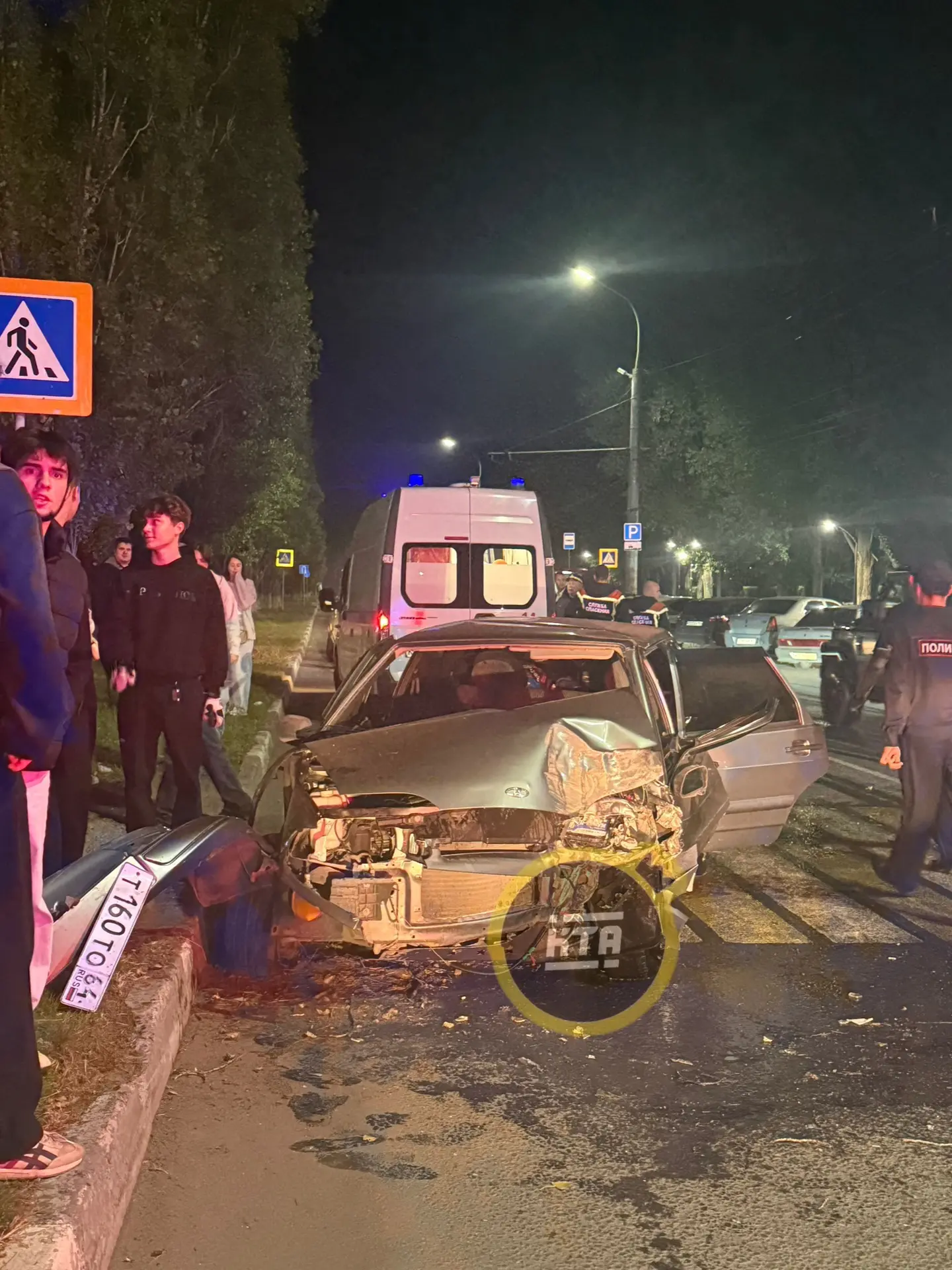 ❗️Сильное ДТП на Трнавской, врезался в дерево.