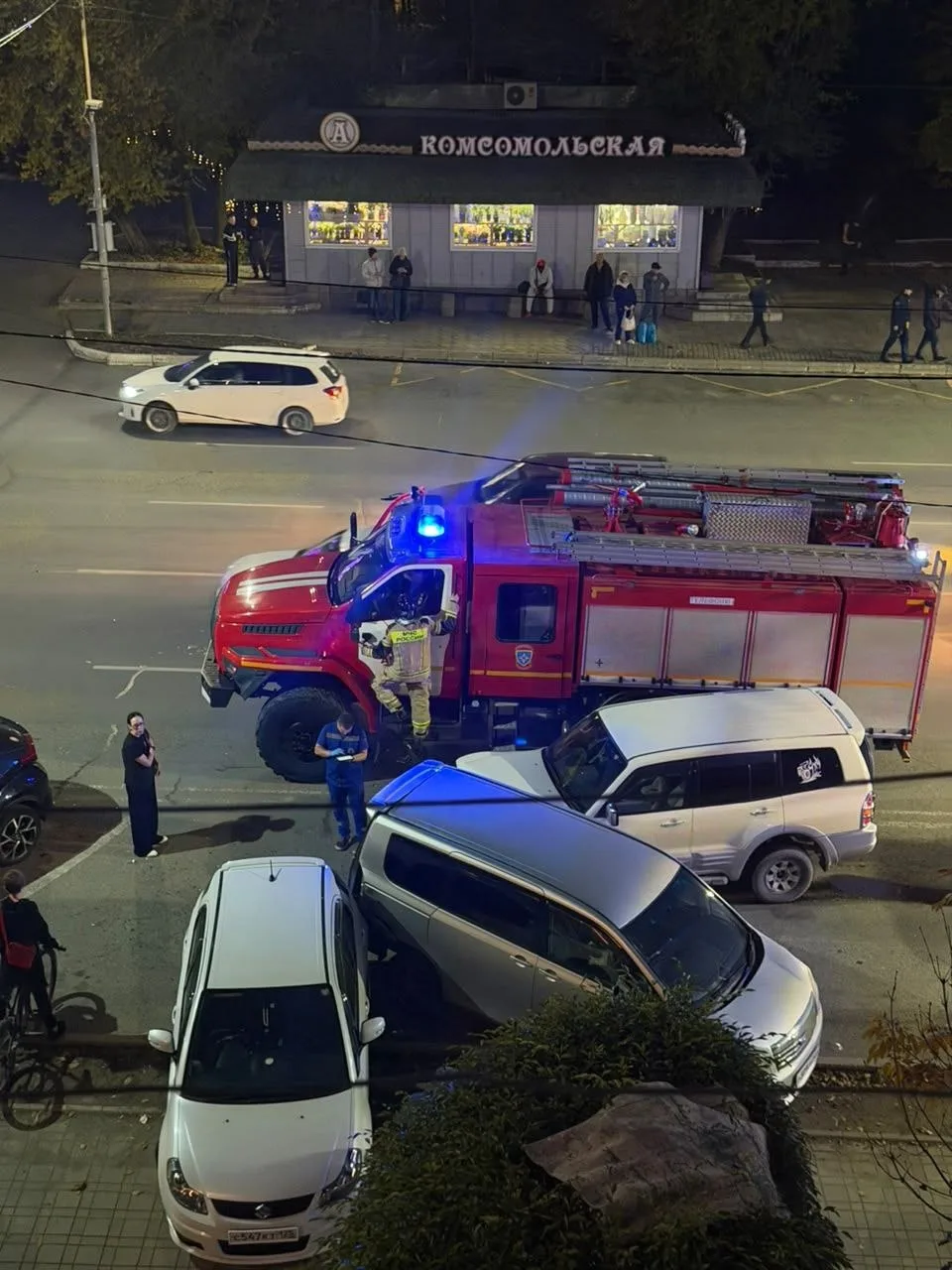 ⚡️ В Артёме произошло серьёзное ДТП с участием трёх автомобилей и пешехода