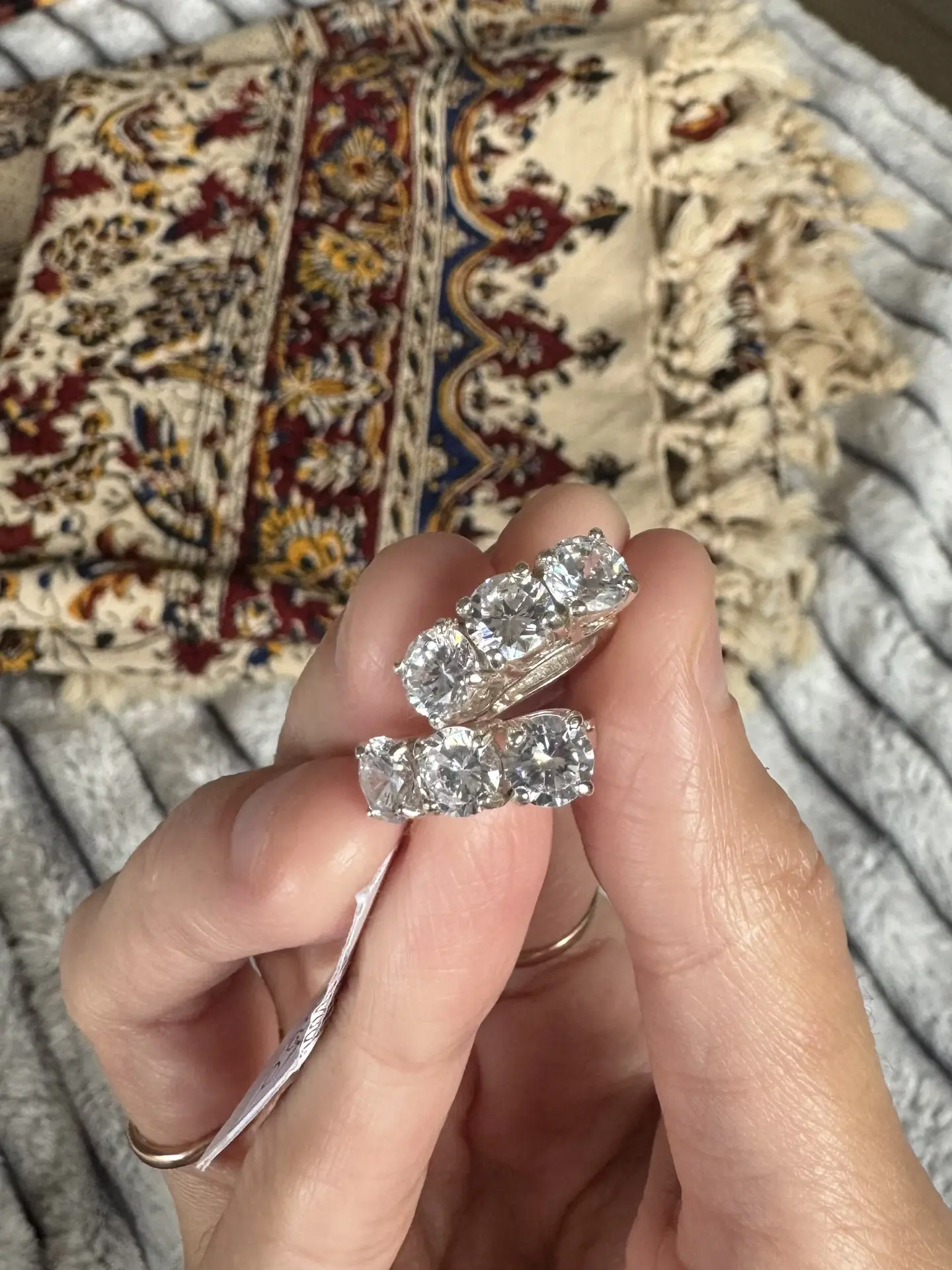 Ещё одна покупка - серьги из серебра от мастеров села Кубачи ✨