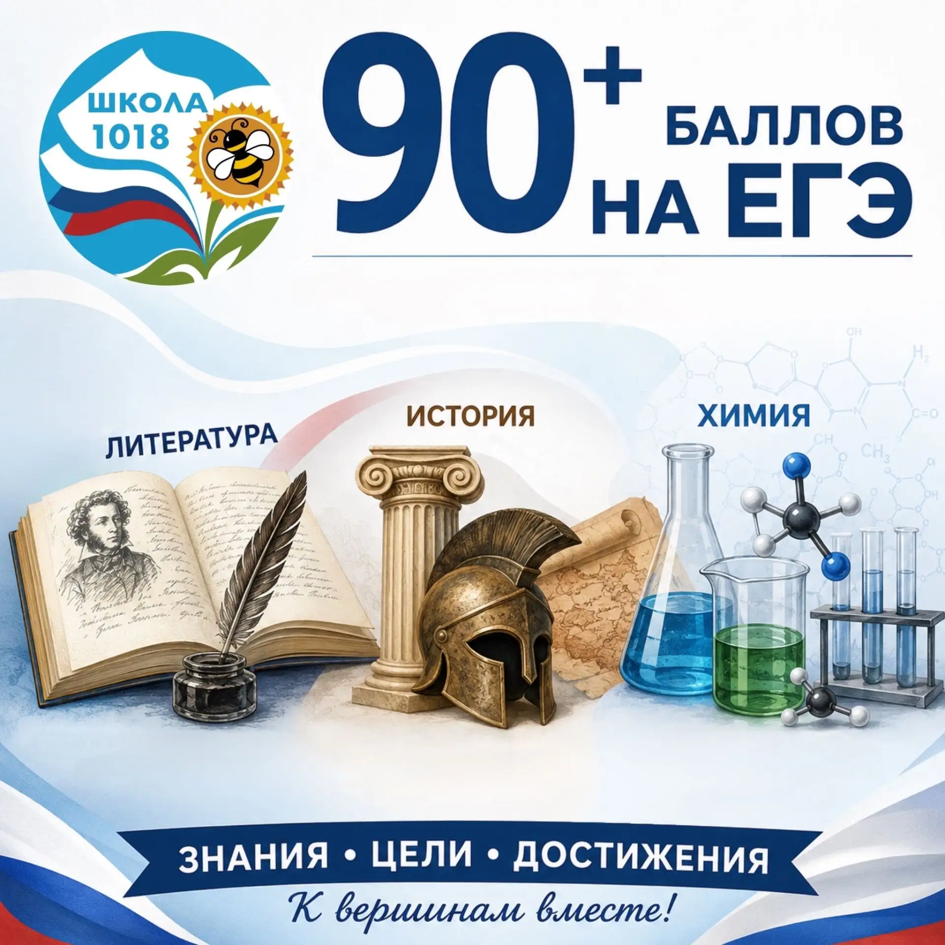 📈 На шаг ближе к мечте: наши выпускники набрали 90+ баллов на ЕГЭ! 

Одиннадцатиклассники Школы №10