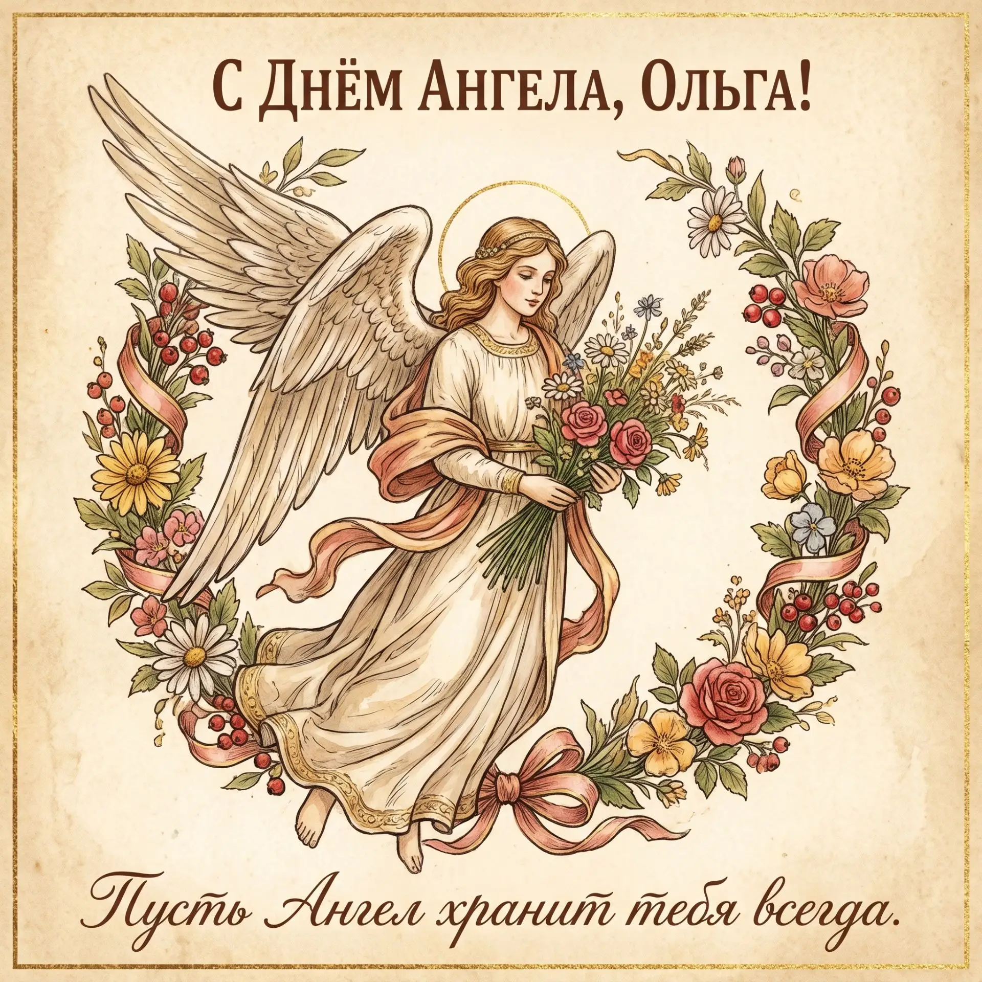 ​С Днём Ангела нас, Ольги! 🕯✨