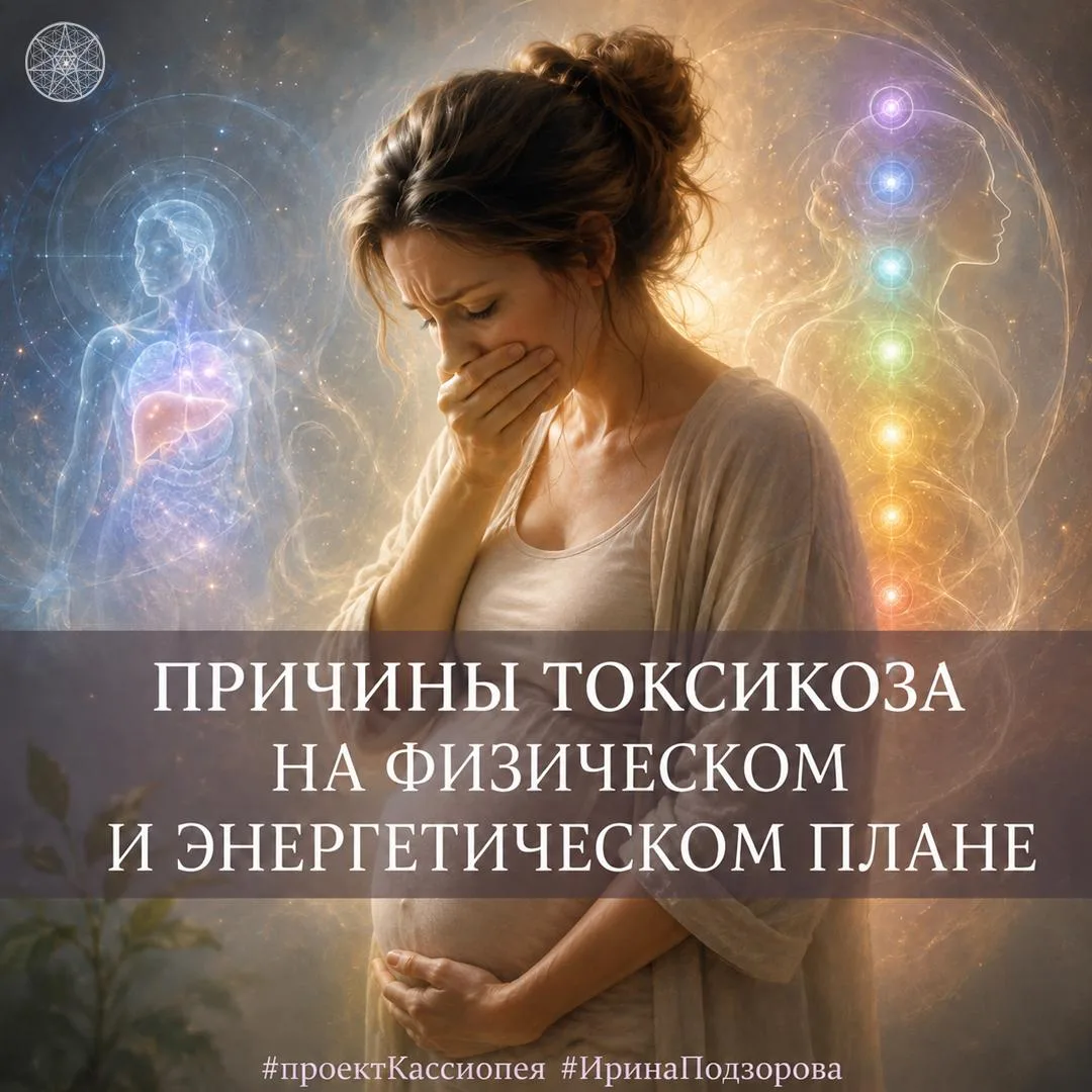 Причины токсикоза на физическом и энергетическом плане.