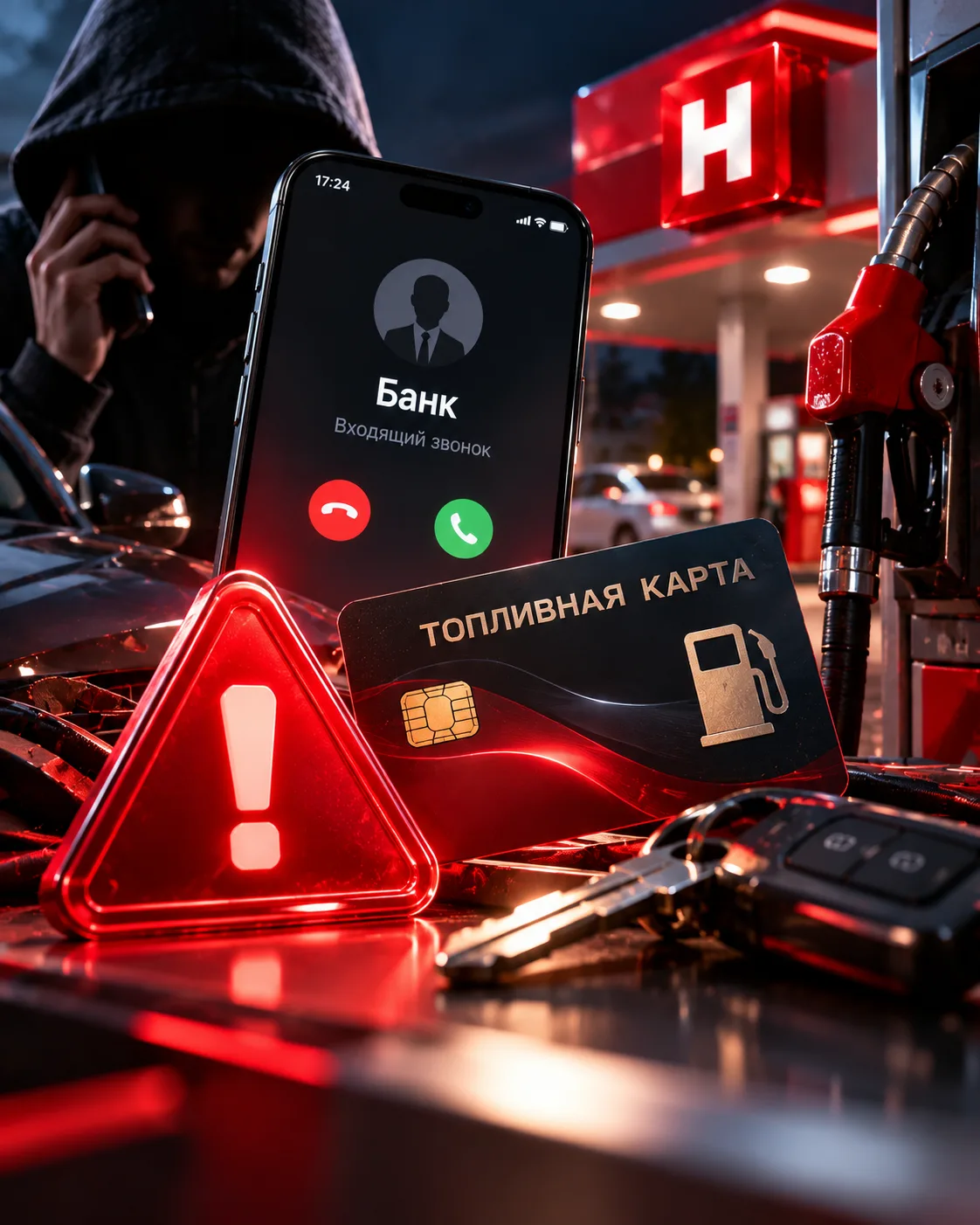 ⚠️ Автолюбителей предупреждают о новой волне мошенничества с топливными картами