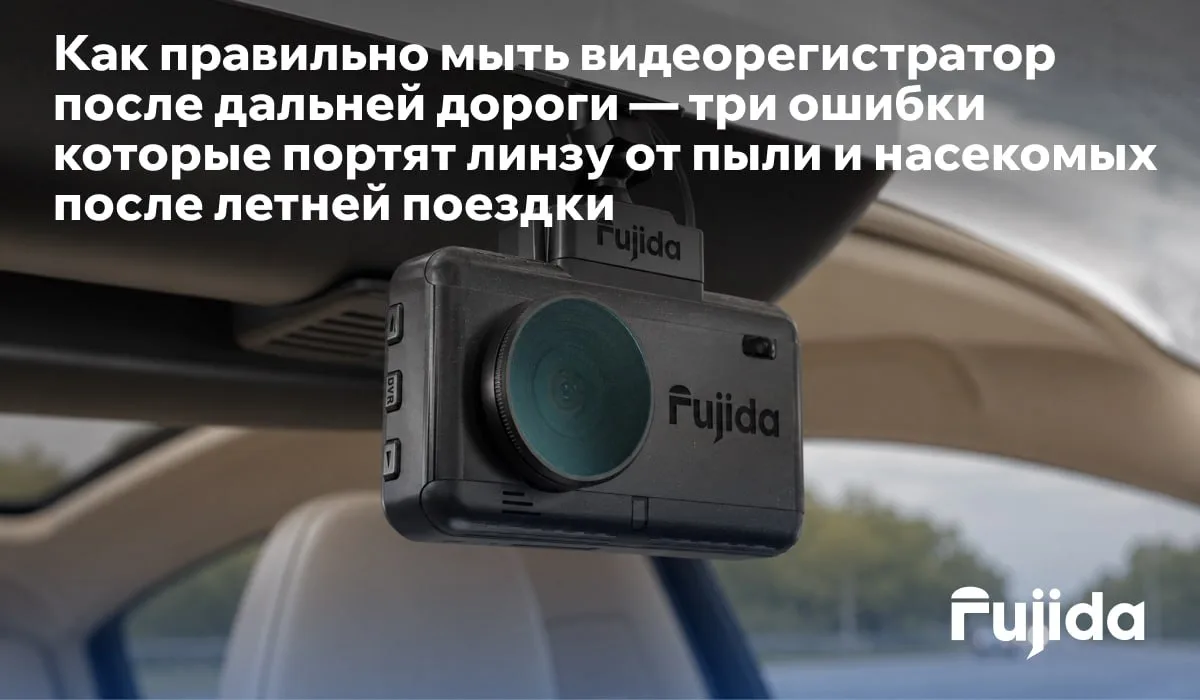Протёр регистратор салфеткой — и убил линзу? Три ошибки после летней поездки