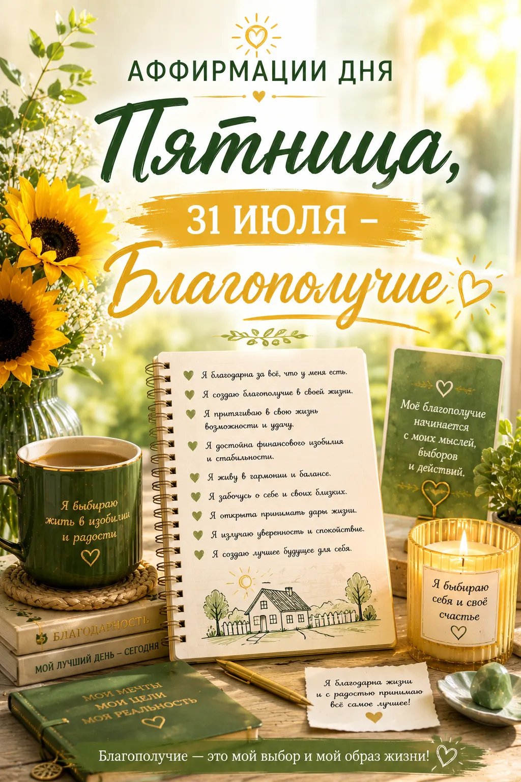 🔥 Аффирмации дня