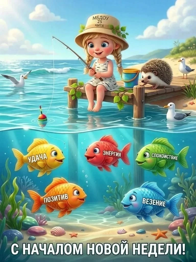 Поймайте за хвост удачу! 🎣✨
Дорогие родители, пусть эта неделя будет наполнена радостью и гармонией