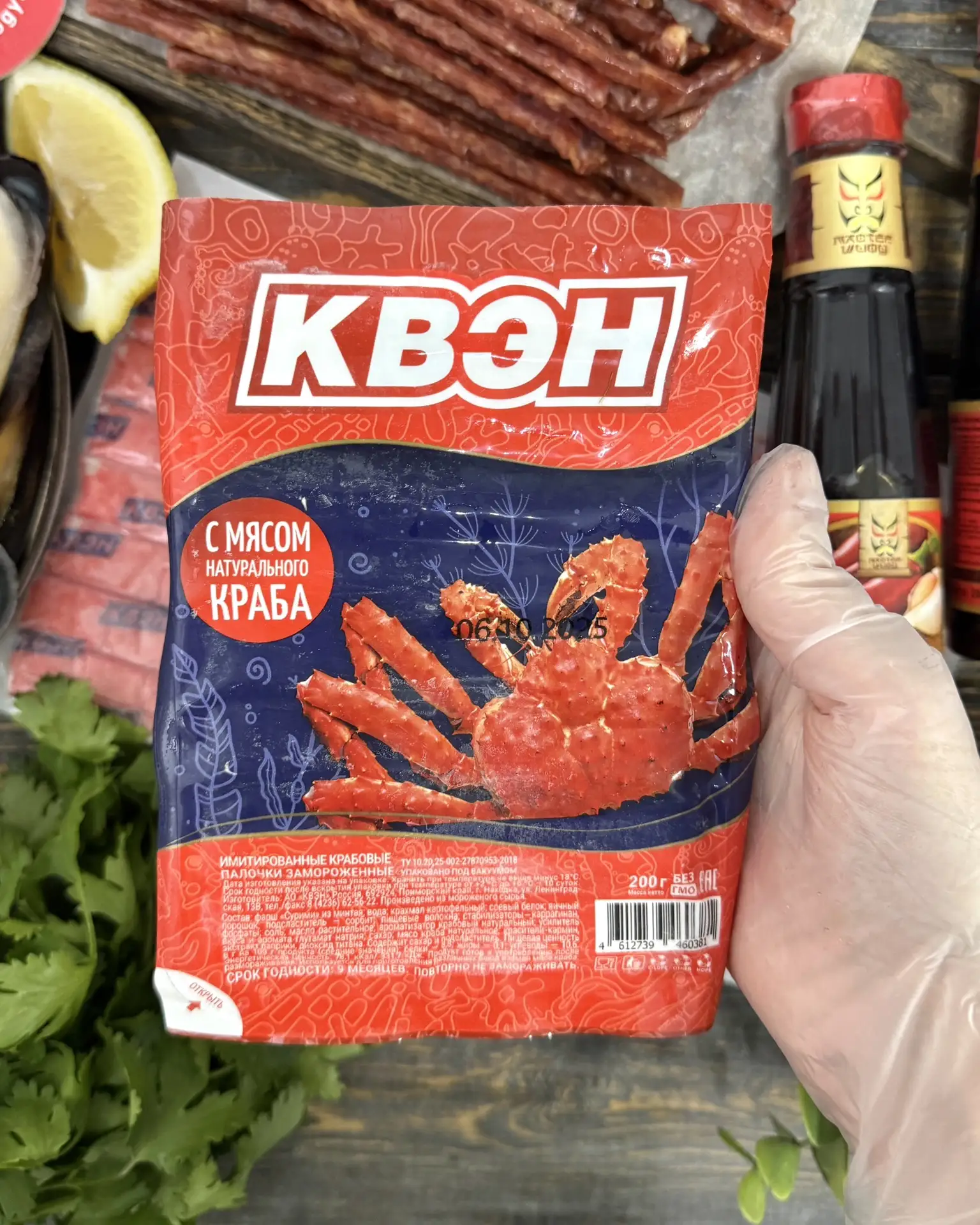 Крабовые палочки уже на пути  во все магазины сети 🔥  Забрали у поставщика всю партию - 7 тысяч штук
