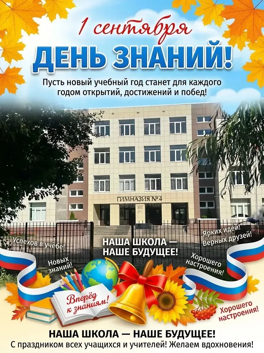 🎉 С Днём знаний, любимая гимназия! 🎉