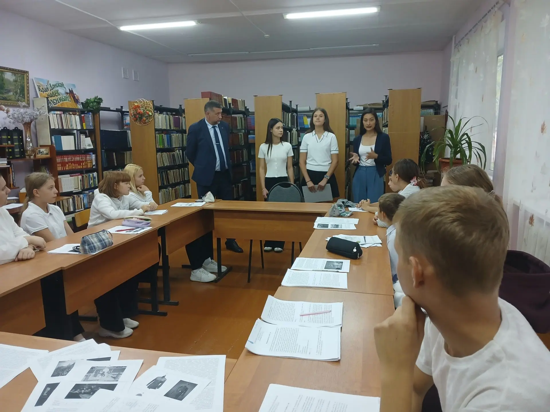 🌱Сегодня состоялась встреча с лидерами проекта «АгроЛидер» в нашей школе!