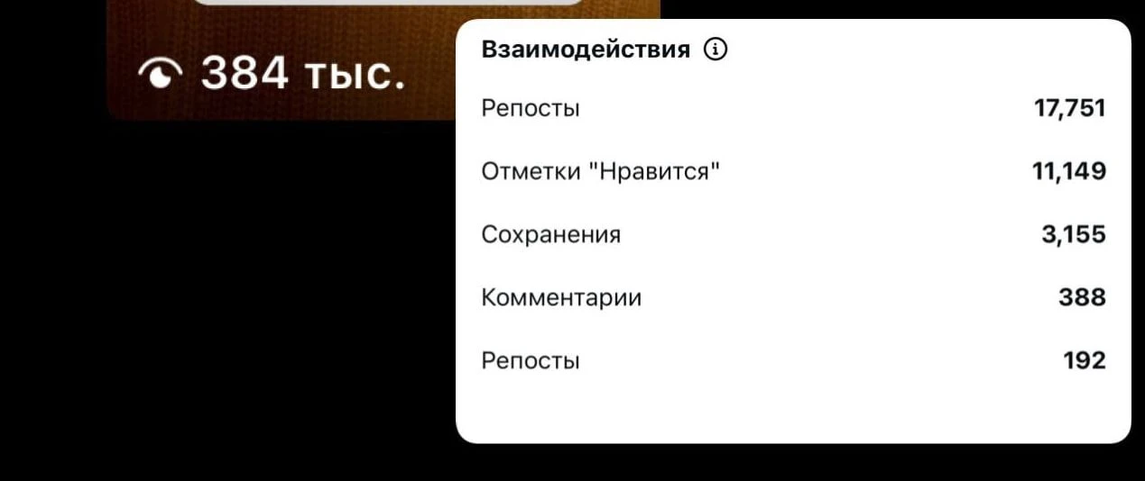 Первое выложенное короткое видео — 384.000 просмотров за 48 часов