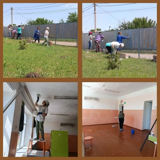 🛠️ В нашем детском саду прошел плановый ремонт !🛠️ В рамках работ провели: обновление стен и потол
