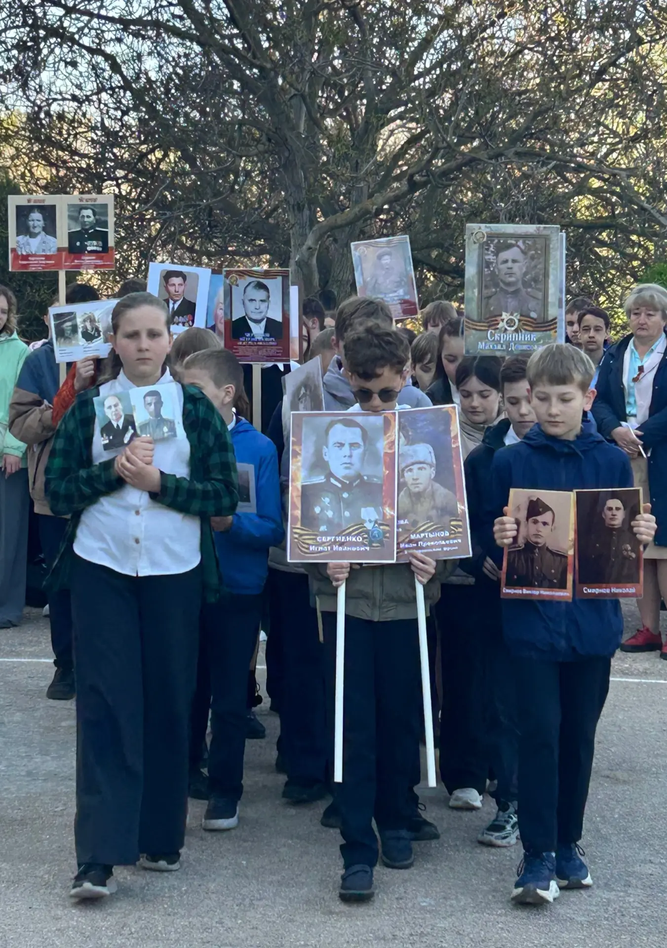 🎖️ Всероссийская акция «Бессмертный полк»   🕯️ В рамках акции «Бессмертный полк» в нашей школе звуча